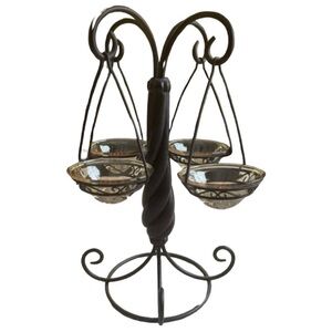 PartyLite Boho Global Fusion Tealight Tree candle holder 14.5”T Fairy Luminary